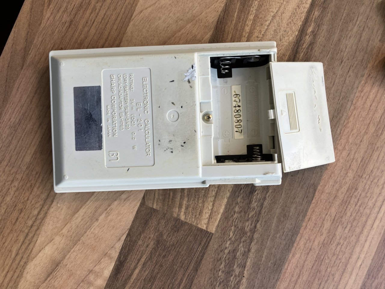 Vintage rekenmachine