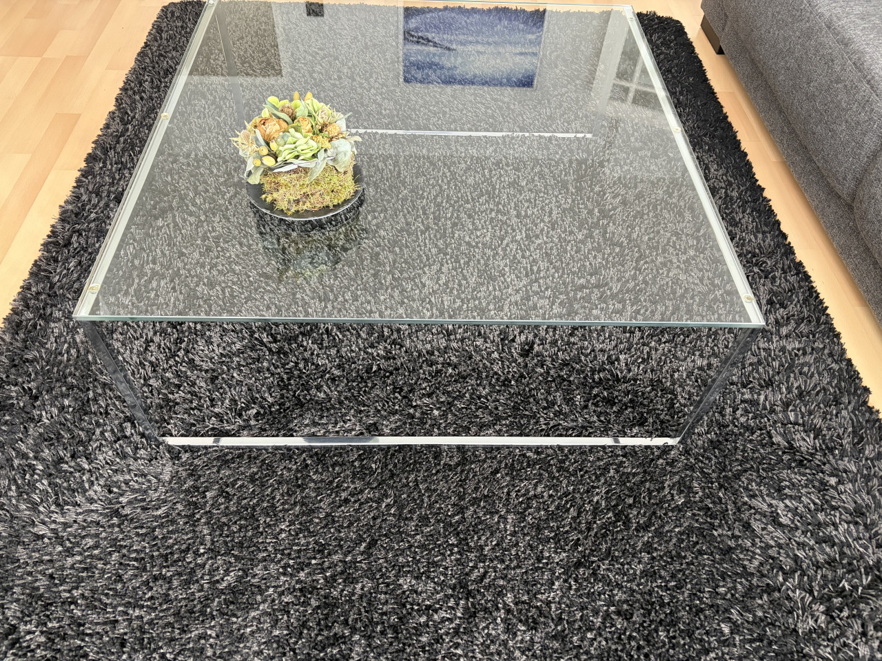 Glazen salontafel