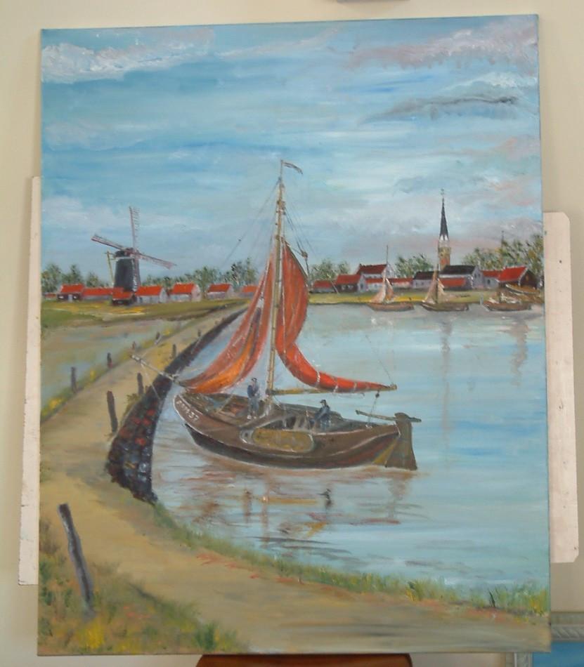 Ode aan  Tolerant  Frank Lok  Hengst Schilderijen Jac Caljouw Arnemuiden