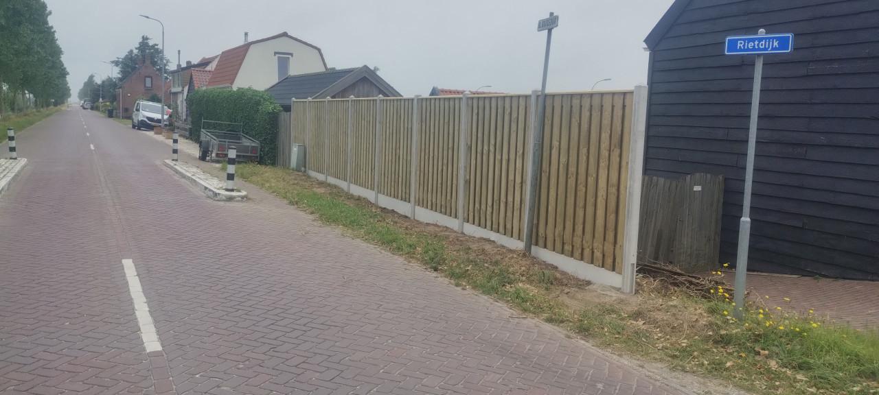 Diverse soorten schuttingen incl plaatsen