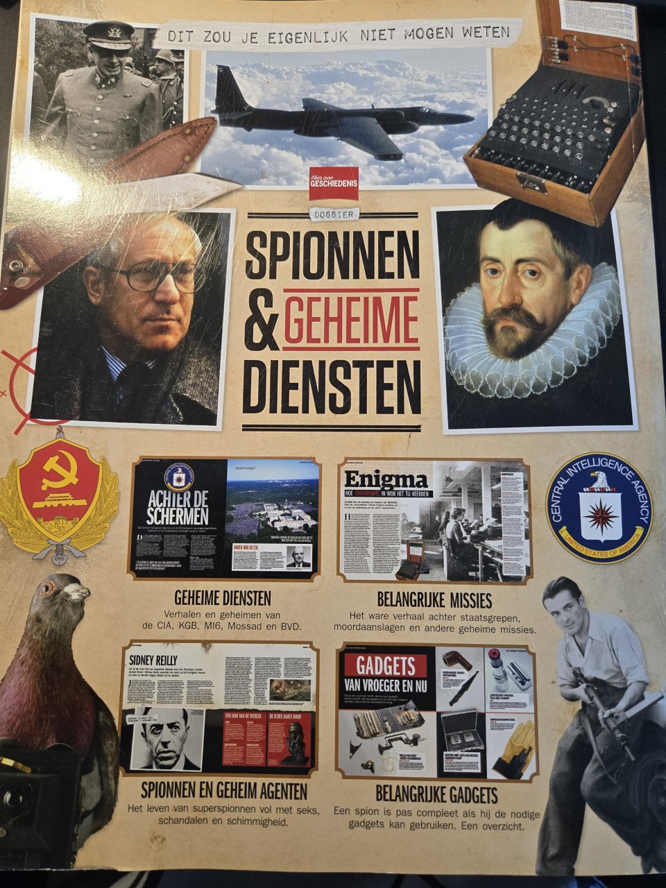 Spionnen & geheime diensten. In nette gelezen staat