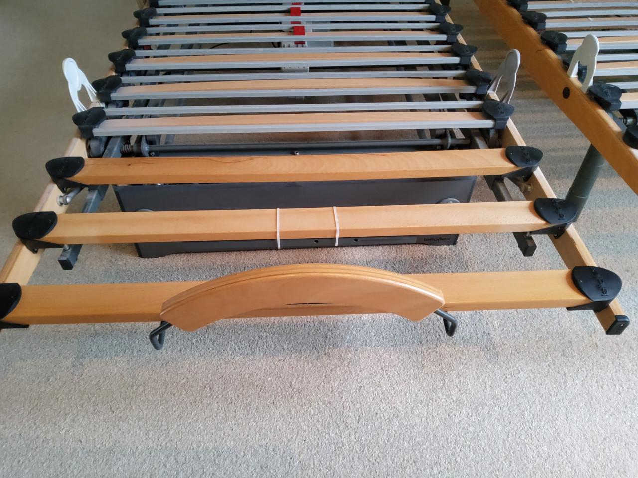 Vrijzwevende lattenbodem. Lattoflex