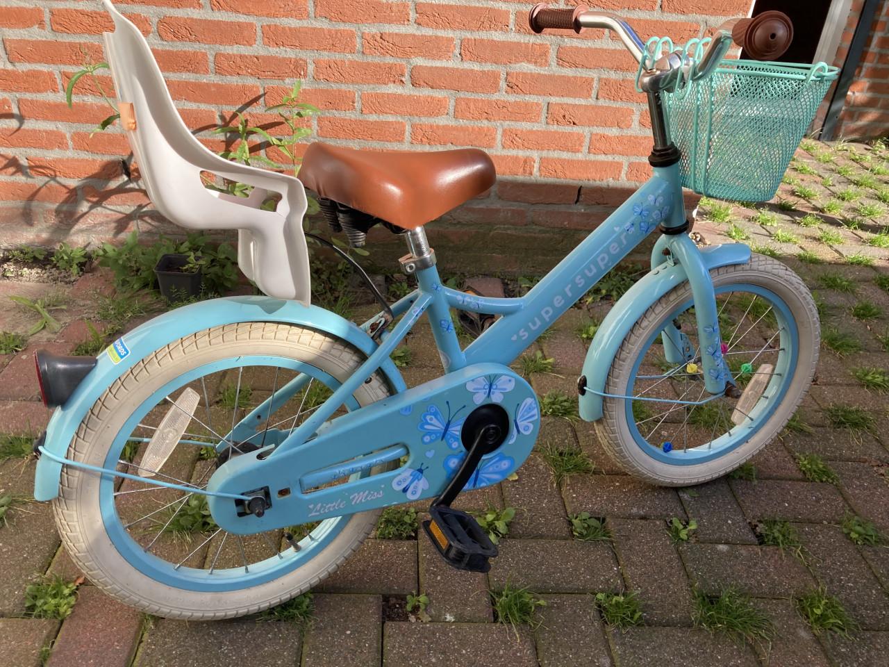 Supersuper meisjesfiets 16”