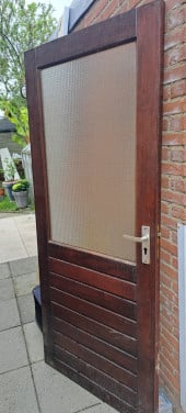 Te Koop hardhouten buitendeur