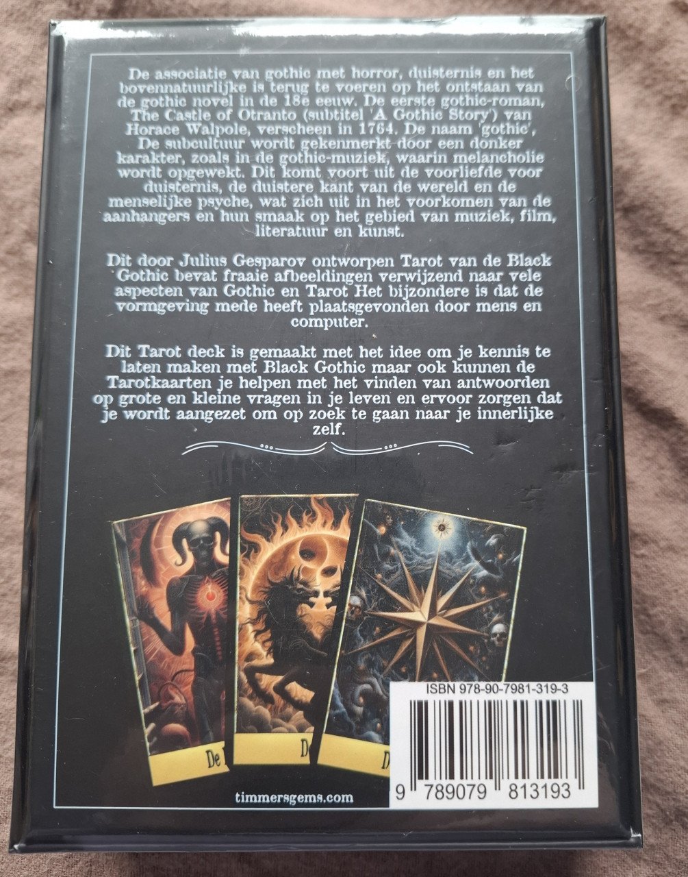 Verschillende tarot kaarten nieuw