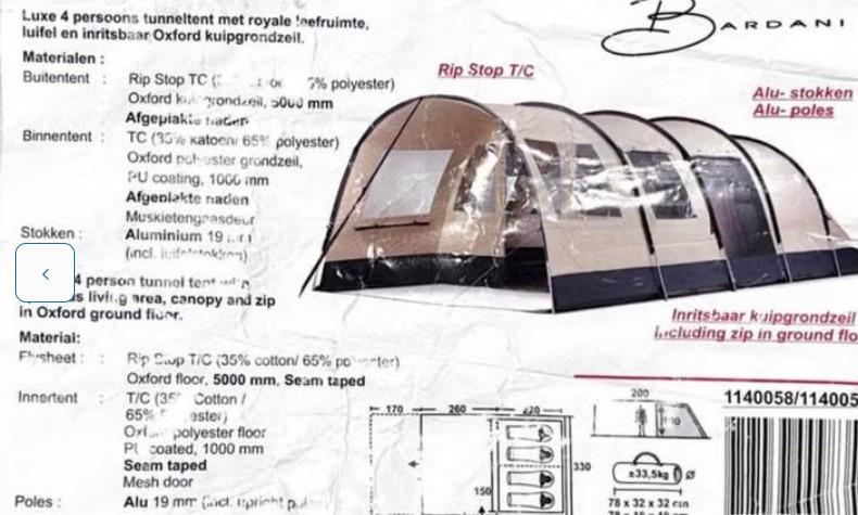 Bardani Bolzano 330 tent