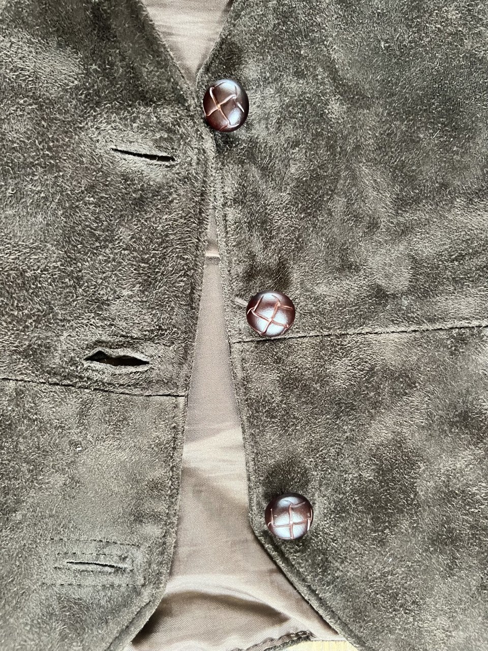 Suède gilet dames