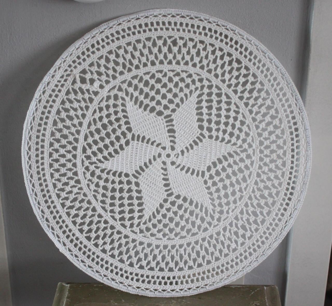 Handgemaakte gehaakte mandala wanddecoratie nr 3