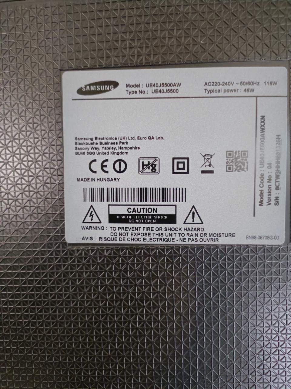 Samsung 40 Inch smart tv