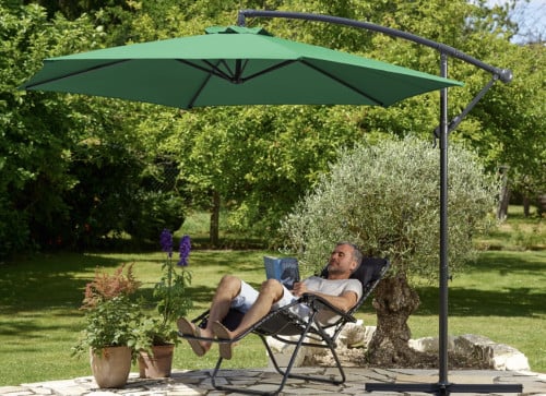 Nieuwe zweefparasol + hoes / Diameter 3 meter