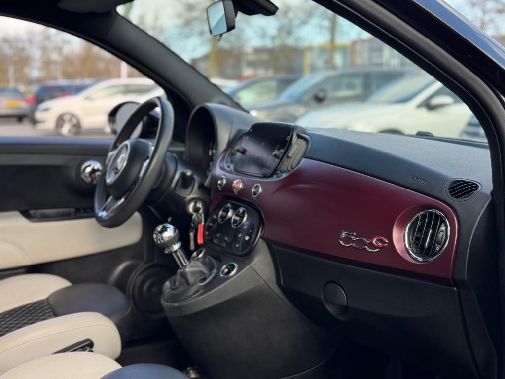 Fiat 500 C 1.2 star * leer * cruise control * clima * pdc