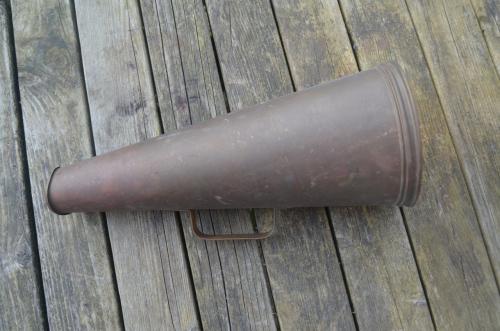 Koperen scheepstoeter / roeptoeter, handig dezer dagen!!