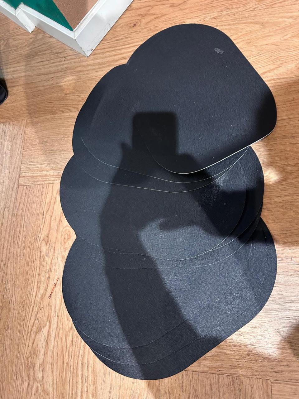 Grote Partij Lederlook Placemats