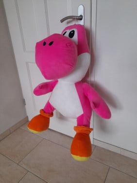 Grote Roze Knuffel 85 x60 cm ( z.g.a.n.)