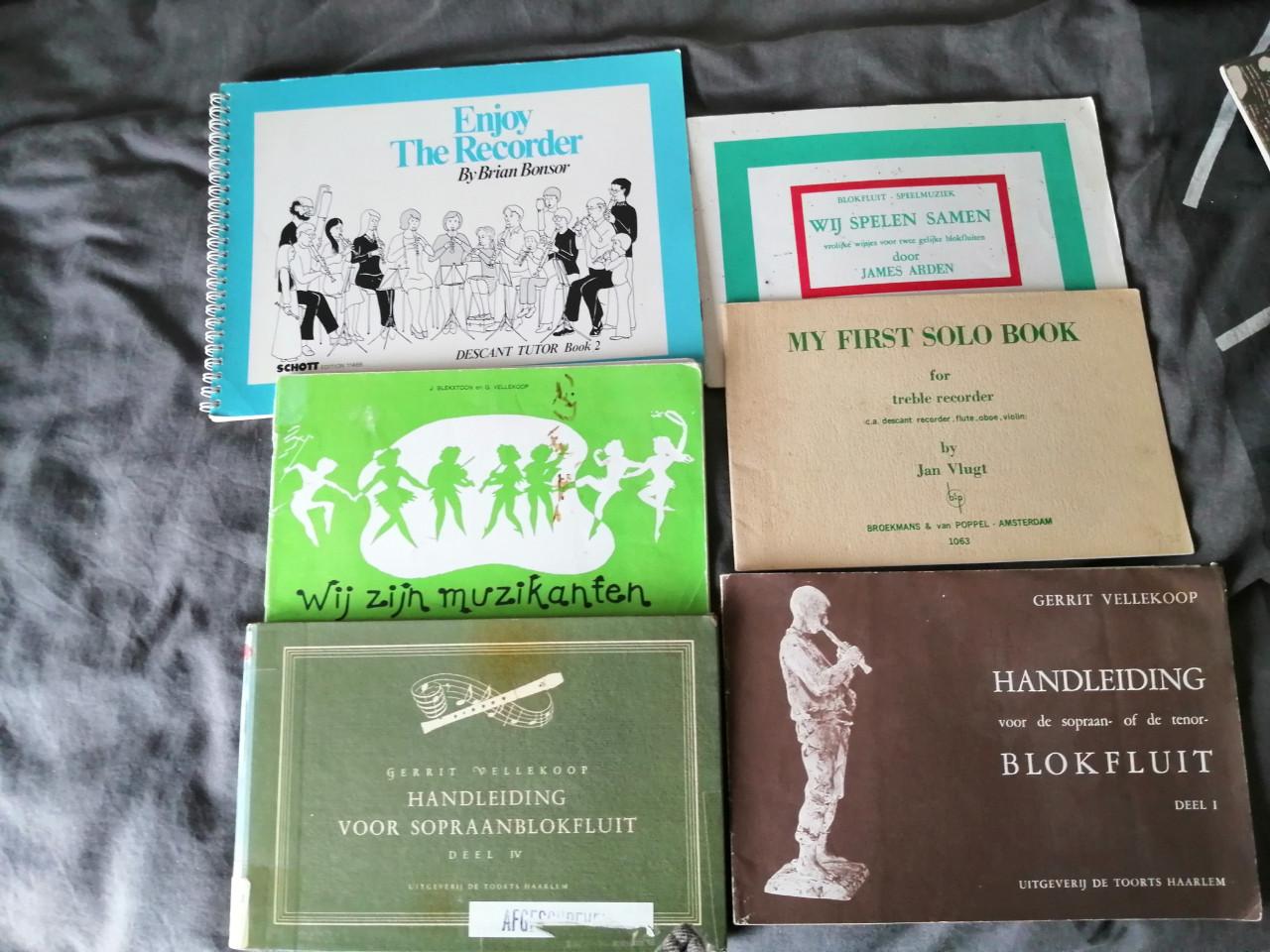 Blokfluit   boekjes