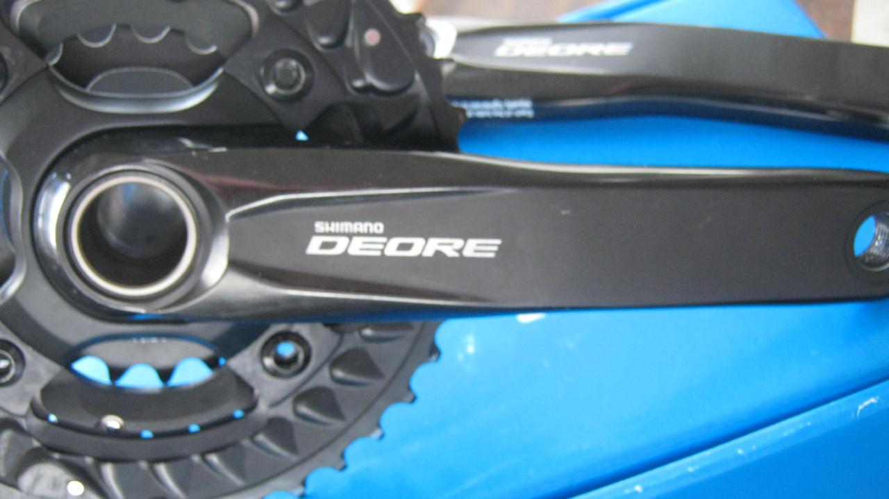 NIEUW DEORE CRANCKSTEL EN SHIFTER EN VOOR DERALEUR EN KETTINGBLAD