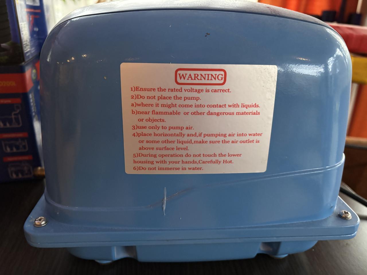 Grote aquariumpomp luchtsystheem