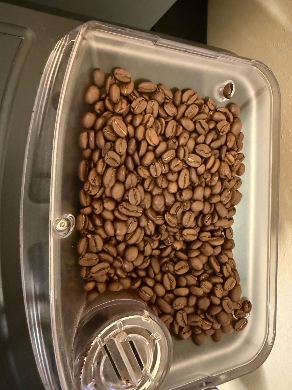 Koffie bonnen koffiezetapparaat