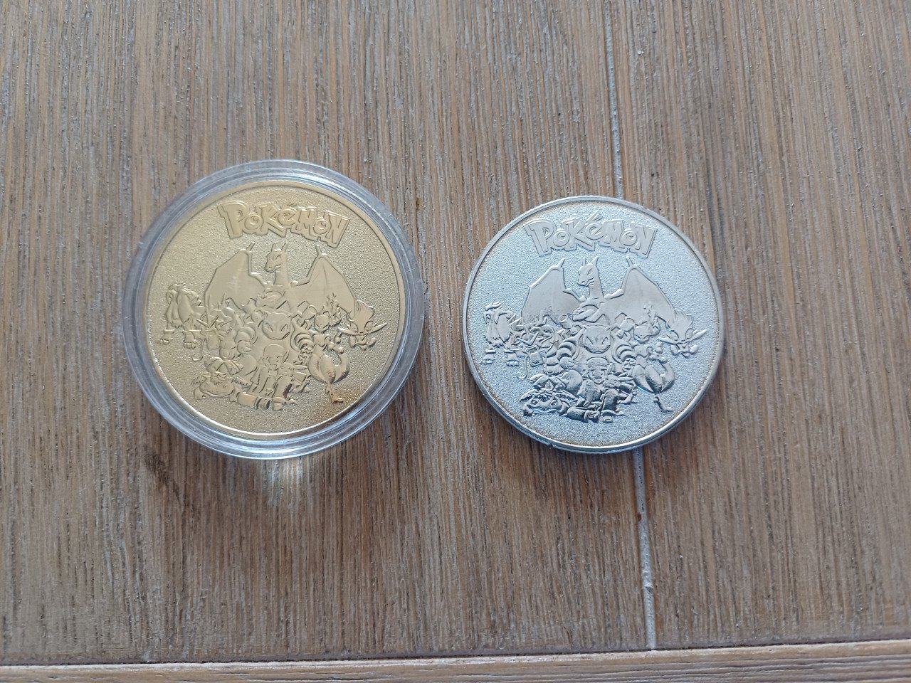 Pokemon Charizard Coins Metal