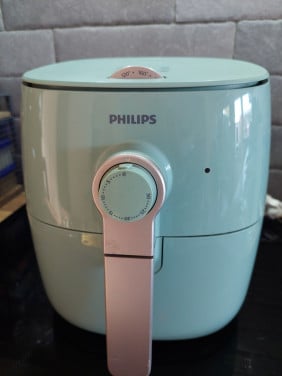 Mintgroene Philips airfryer