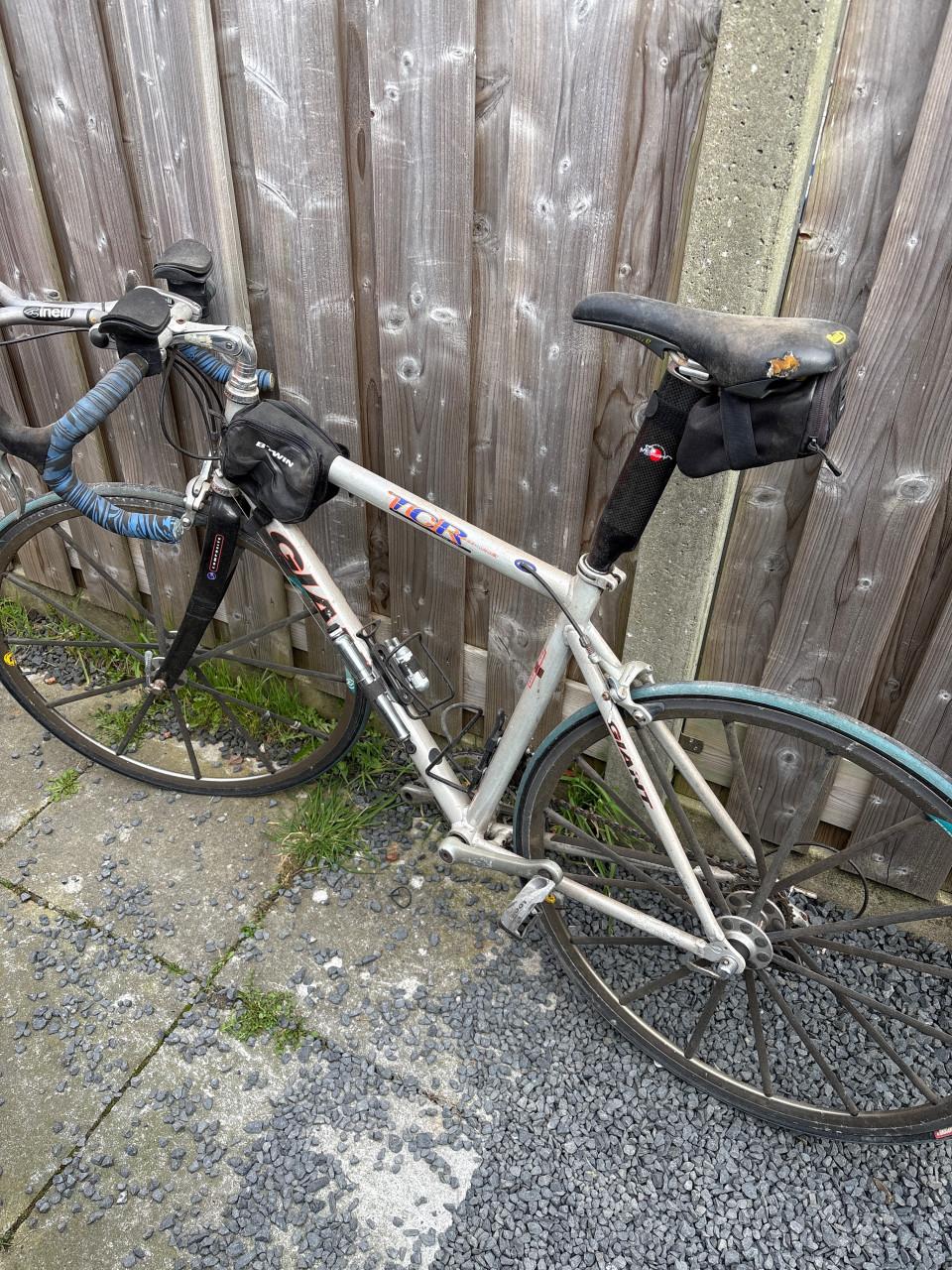 Tijdritfiets (lang stil gestaan)