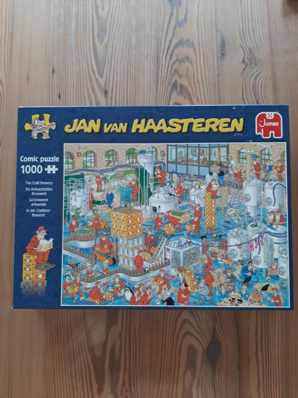 PUZZEL - JAN VAN HAASTEREN  - AMBACTELIJKE BROUWERIJ  &  ZEEPKISTENRACE -