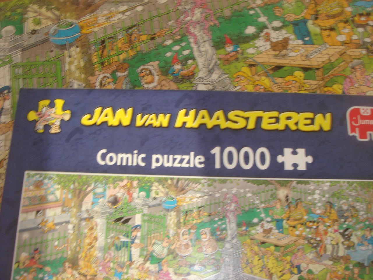 Complete Jan van Haasteren puzzel bbq Party  1000 stukjes