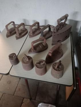 Strijkbouten en gewichten