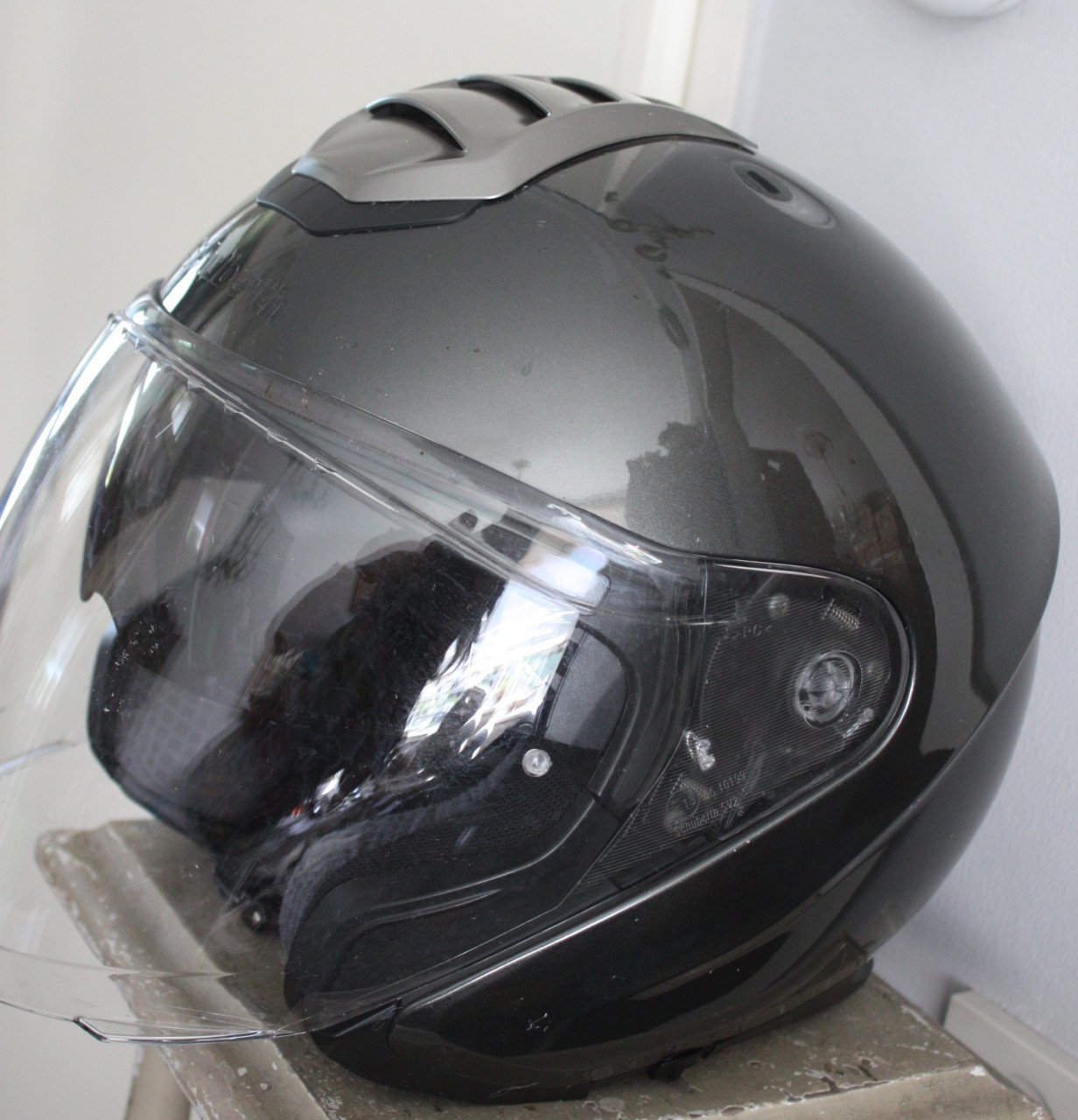 Schubert motorhelm zwart- maat 57-M-7 1/8