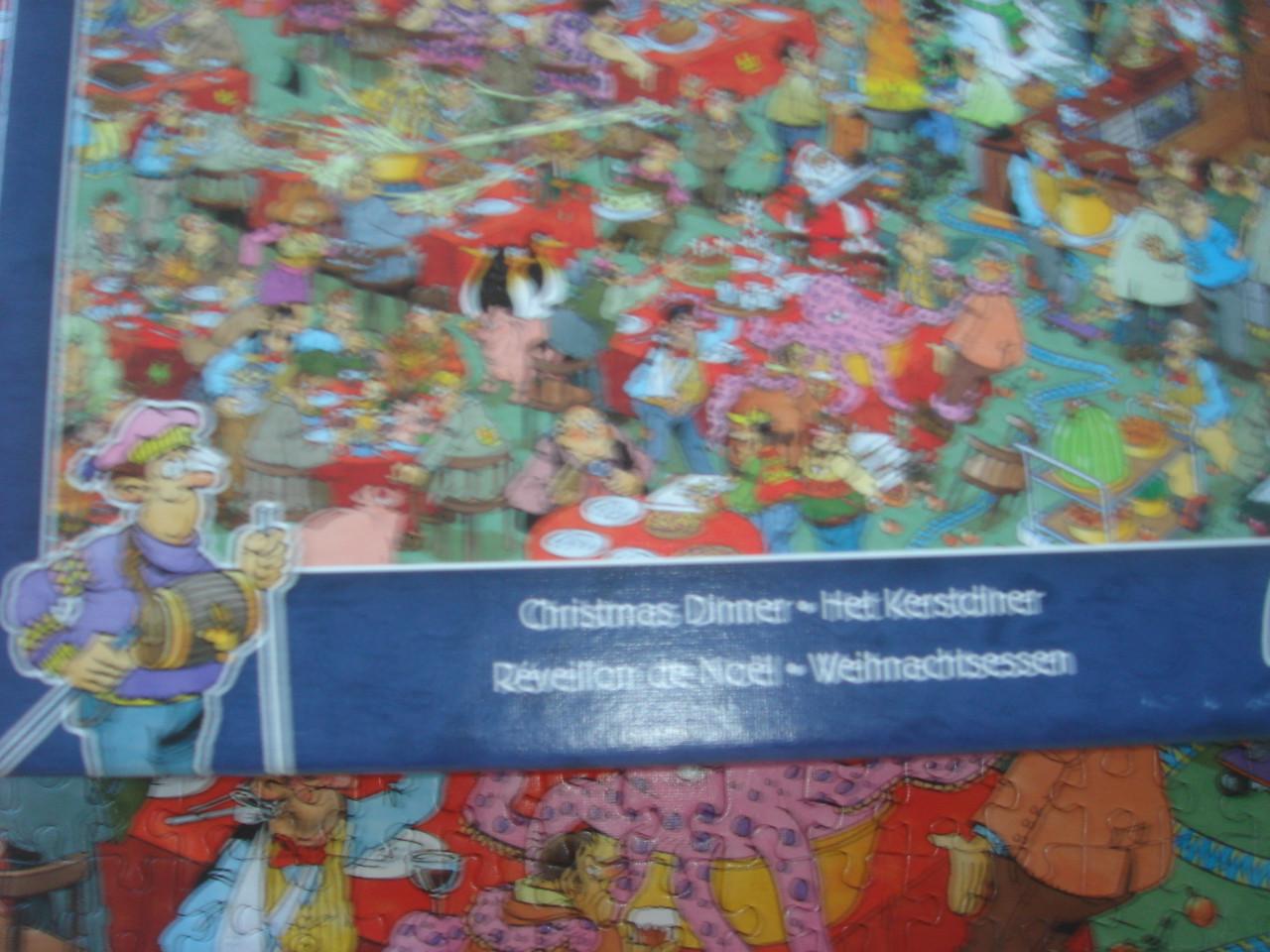 Te koop Complete Jan van Haasteren puzzel Het kerst diner 1000 stukjes