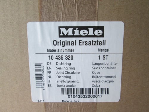 Manchet voor MIELE wasmachine WKB 130 NIEUW