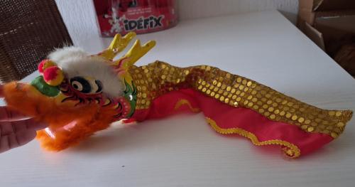 Lion Dance chinees nieuwjaar vintage draak