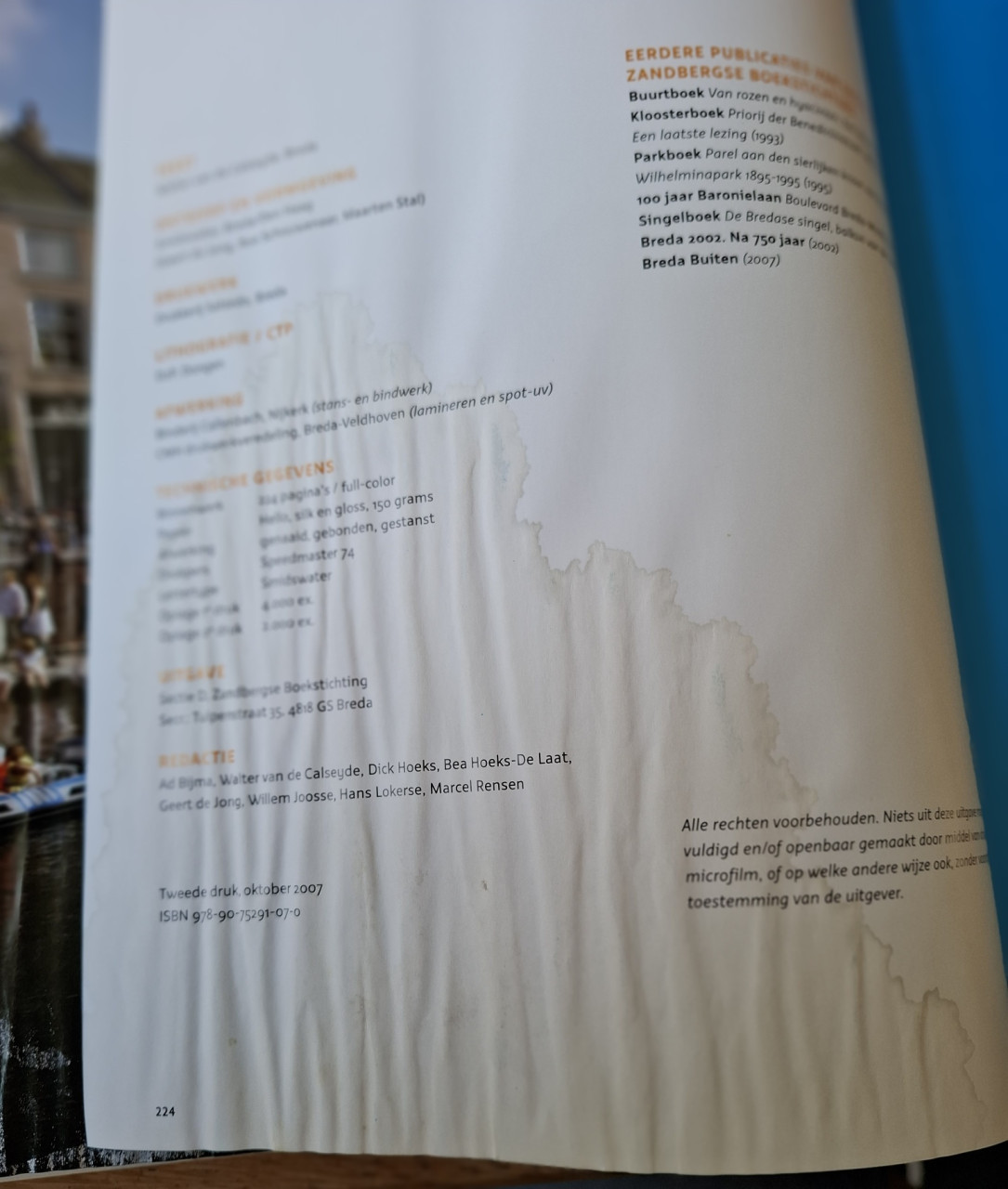 Havenboek over het ontstaan van Breda en de terugkeer van zijn bron.