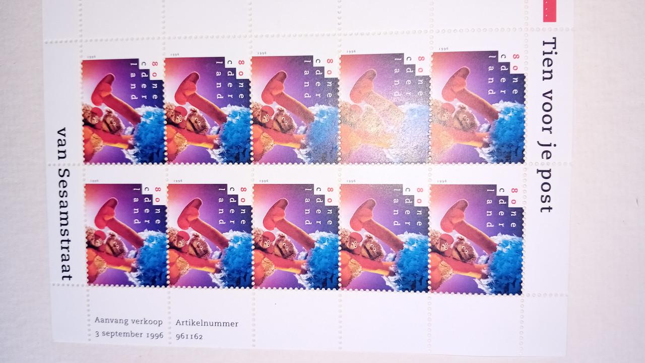 Postzegels  velletjes