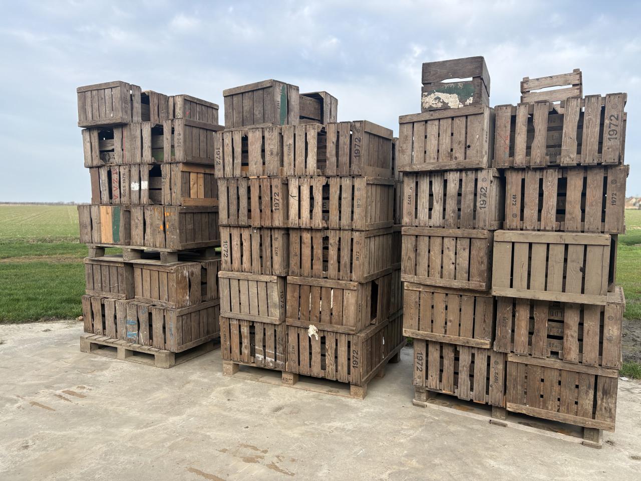 Oude fruitkistjes