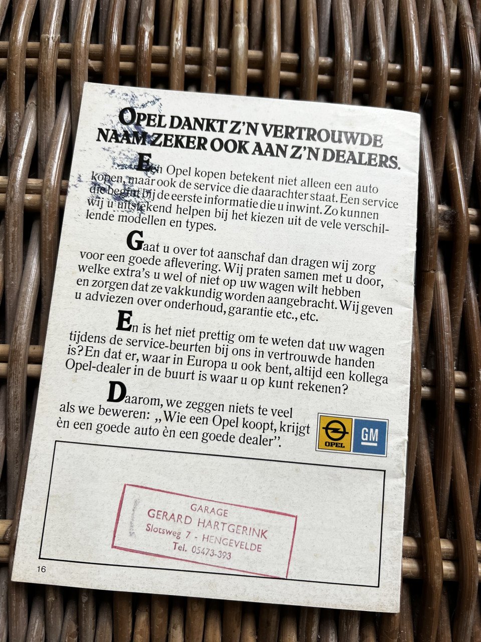 Opelscope jaren 70