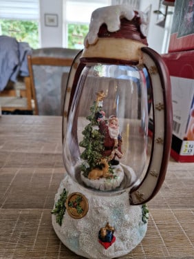 Muziek kerst lantaarn