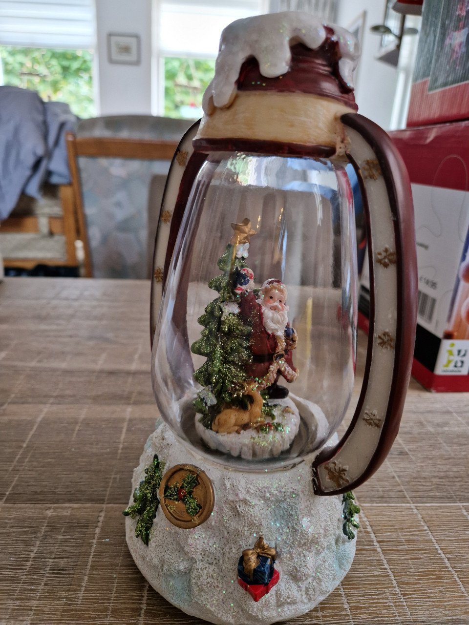 Muziek kerst lantaarn