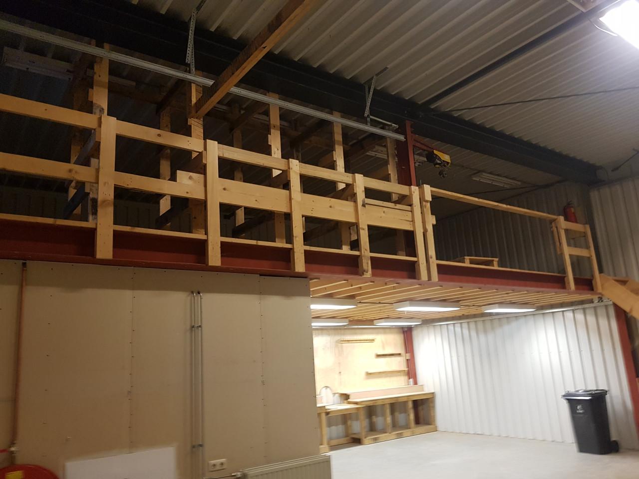 Te huur aangeboden 50m2 verdiepingsvloer