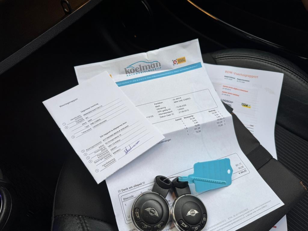 Mini One Cabrio mini 1.6 chili * cruise control * stoelverwarming * pdc * n