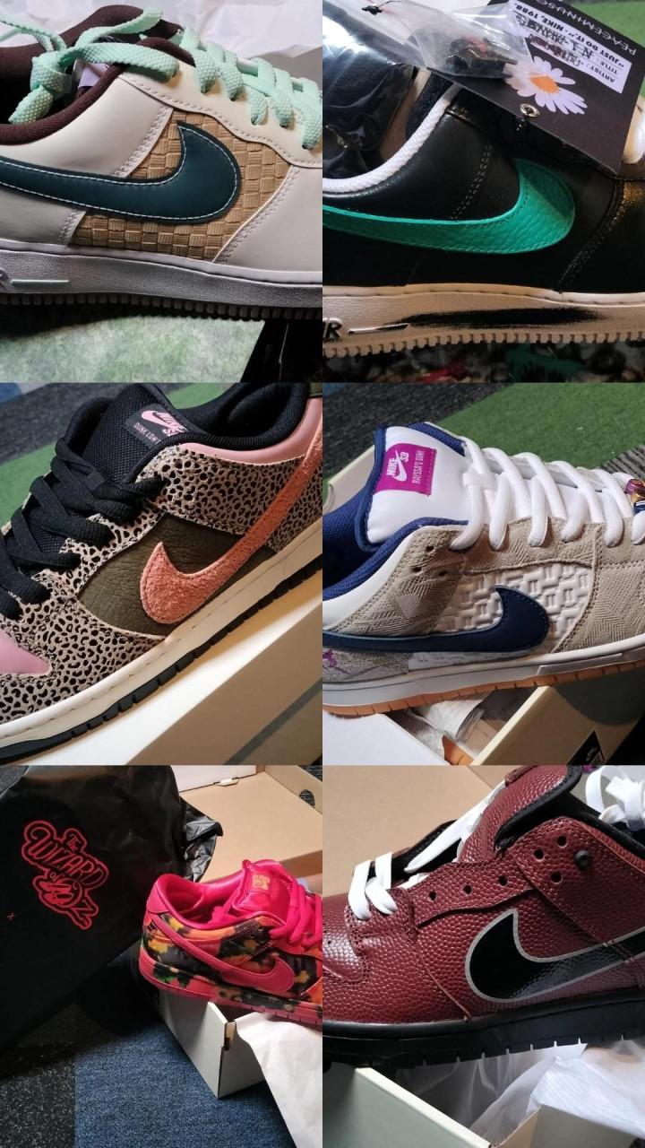Te koop 48 paar schoenen collectie Nike Timberland nieuw