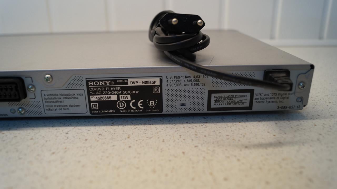 Sony DVP-NS585P CD/DVD speler
