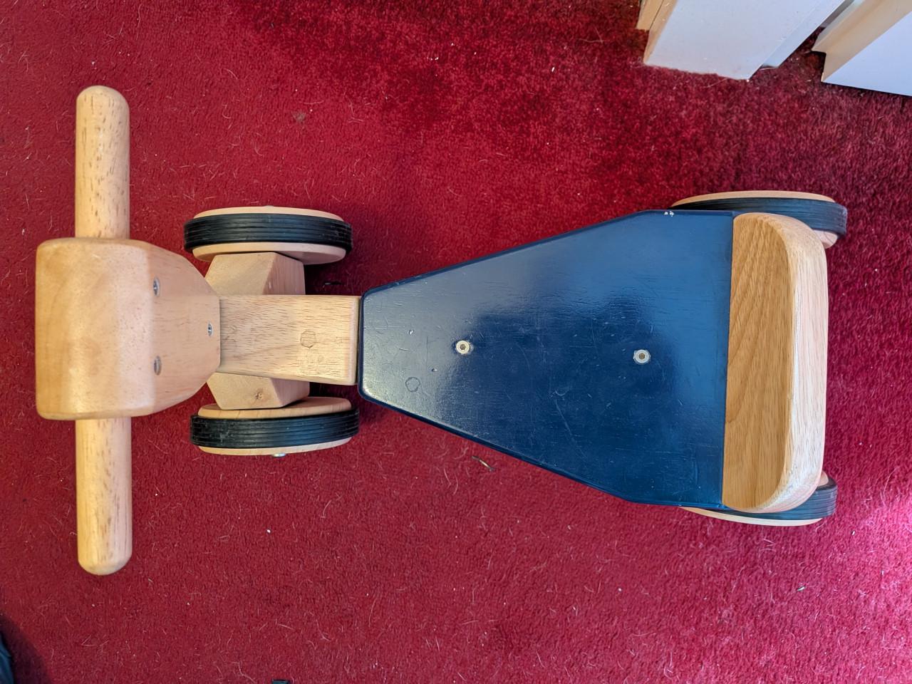 Loopfiets hout als nieuw