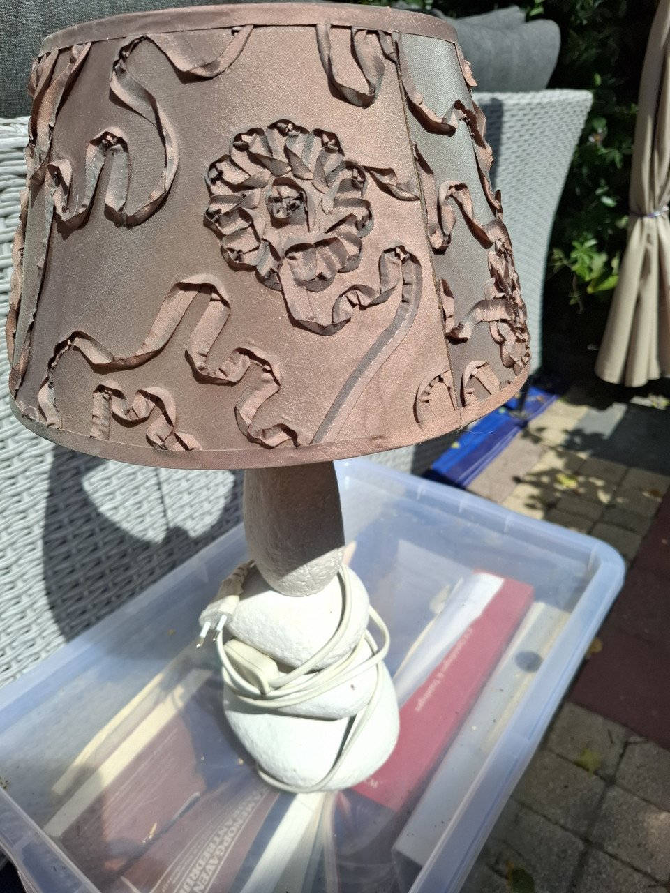 Mooie schemerlamp met schakelaar