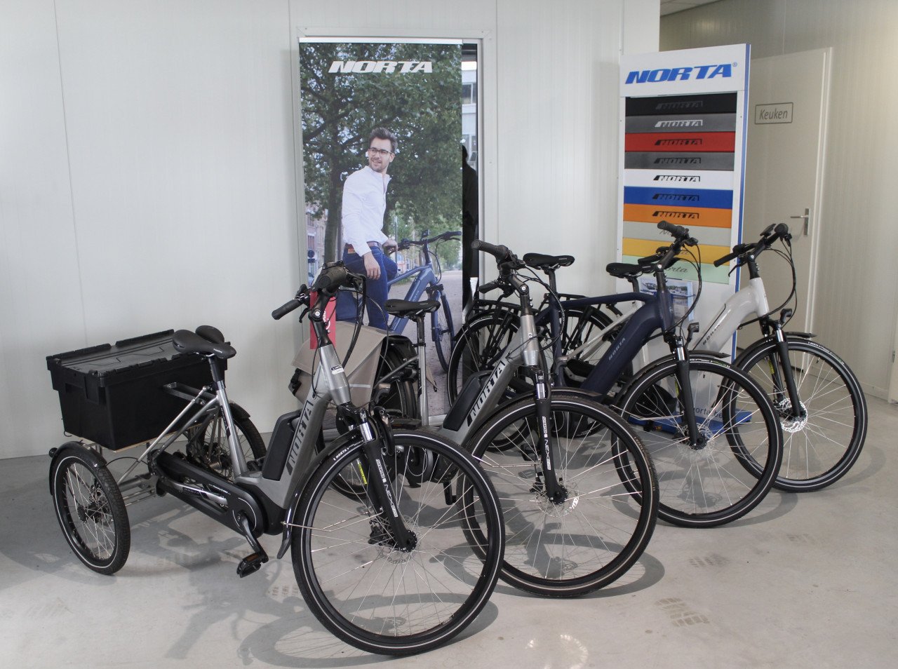 Norta fietsen 40 procent korting met Bosch accu