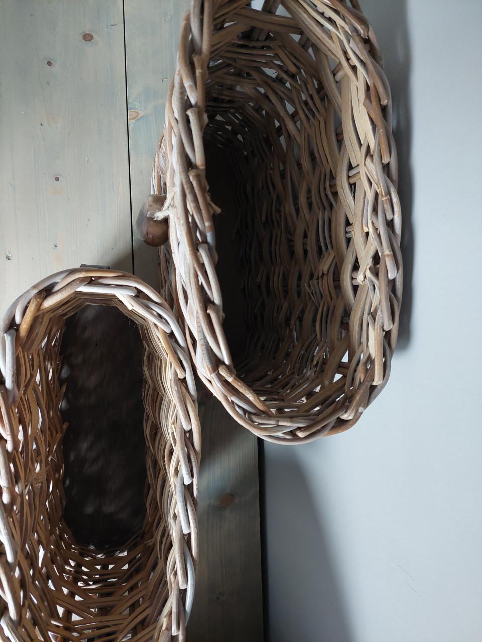 2 mooie rotan manden in zeer goede staat