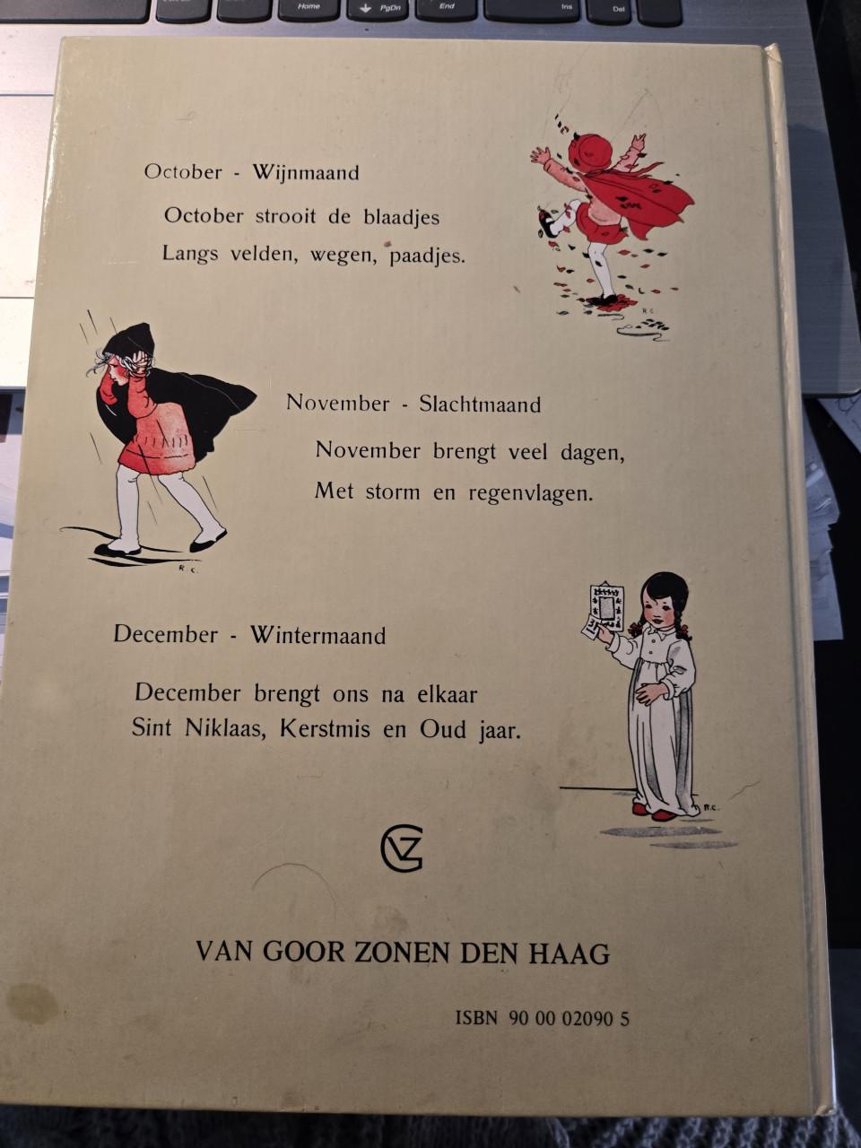 Prachtig prentenboek: October November December  1974