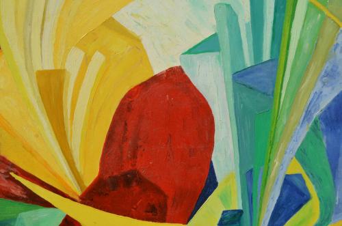 Zeer kleurig Drieluik C. Nijssen