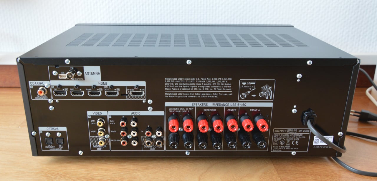 2x Z.G.A.N. Sony STR-DH740 (7.2 receiver, prijs per stuk)