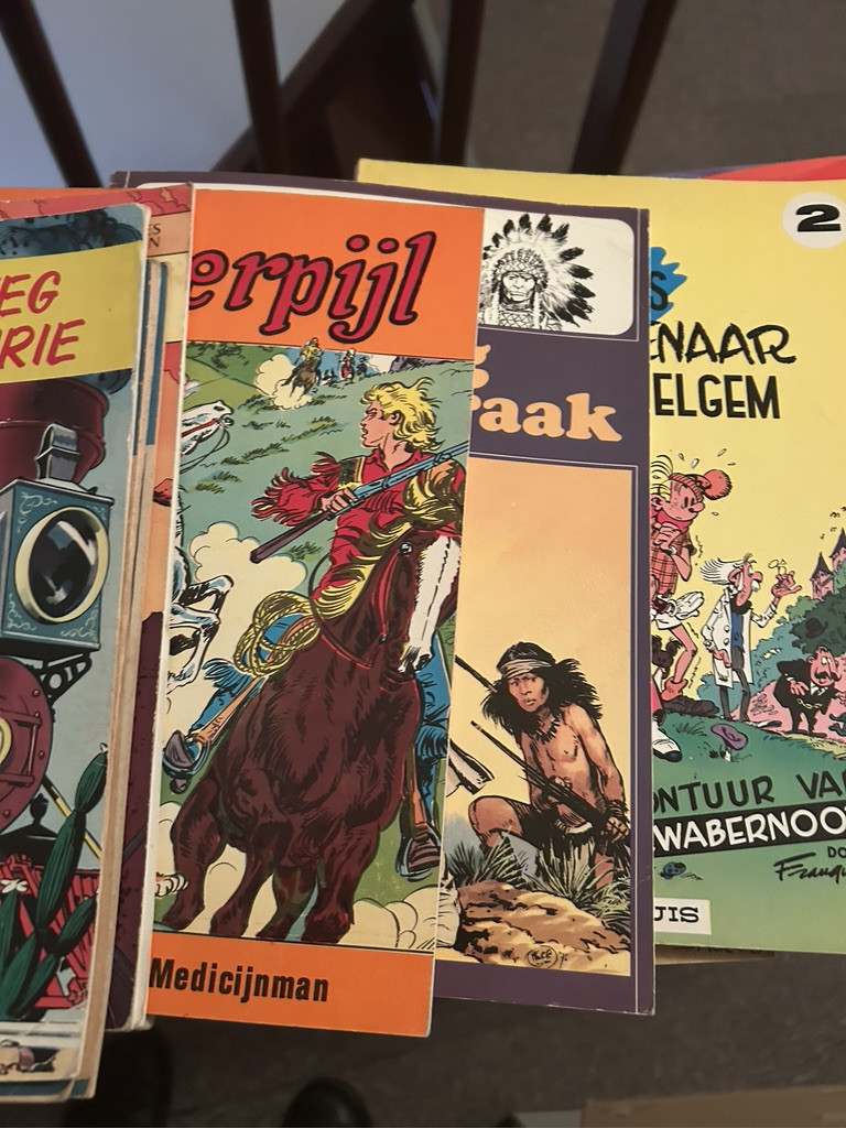 Verzameling stripboeken